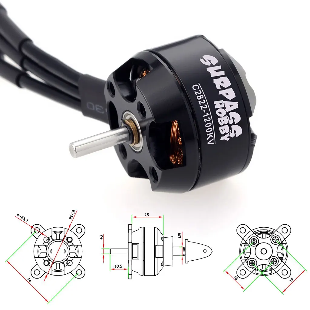 Melampaui hobi 2822 2826 2830  - Brushless Motor Thrust Test Stand ulasan dan harga
