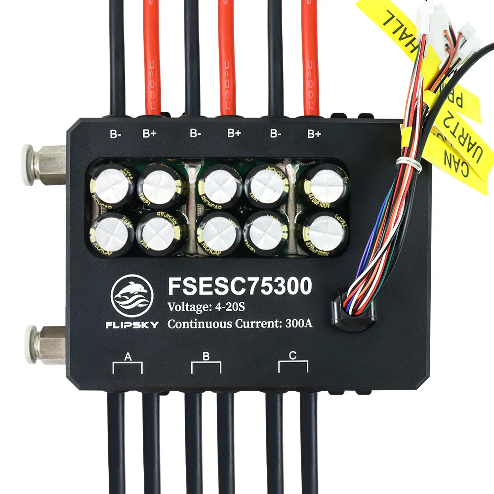 VoltSFlipsky Fsesc 75300 84v A - Vesc 75300 High Current Esc ulasan dan harga